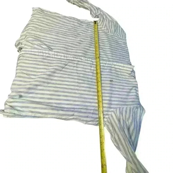 Ralph Lauren 17-33 Long Sleeve Dress Shirt with French seams Blue & White - Picture 6 of 7